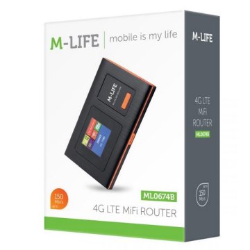 MOBILNY MINI ROUTER LTE 4G 3G WI-FI  M-LIFE ML0674B